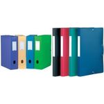 ELBA Sammelbox Memphis, Füllhöhe: 80 mm, sortiert DIN A4, aus PP, Stärke: 0,7 mm, mit beschriftbarem - 8 Stück (99802921)