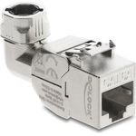 Delock Keystone Modul RJ45 Buchse zu LSA Cat.6A mit Metall Latch (90797)
