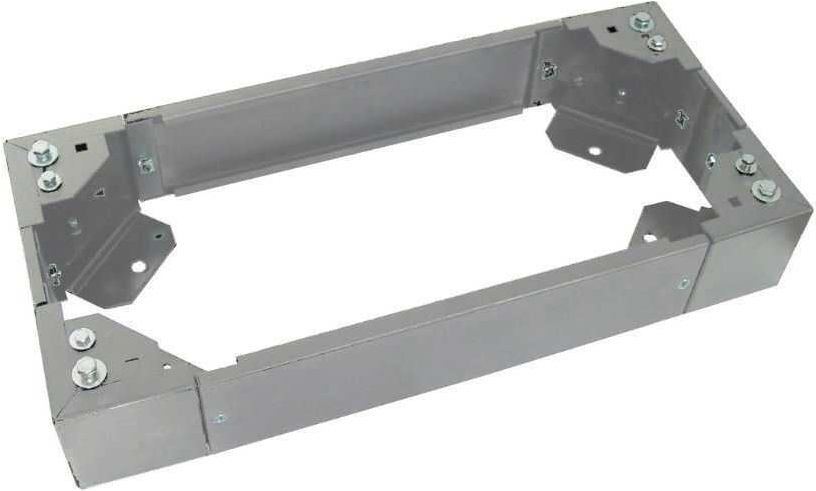 RESISTER Standsockel für Pro Netzwerkschrank mit Grundmaß Breite 600 x Tiefe 400 mm (90RRWVS64G100)