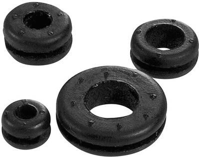 LappKabel Kabeldurchführung Klemm-Ø (max.) 8 mm Chloropren-Kautschuk Schwarz SKINDICHT LA 8 100 St. (61713570)