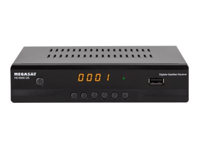 Megasat HD 6000 DS Satellitenreceiver Full HD 1080p DVB-S2 Schwarz