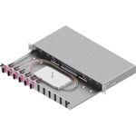 ZVK LSB1A114 LWL-Spleißgehäuse Basic 1HE 6x SC-Duplex Standard OM4 ausziehbar (LSB1A114)