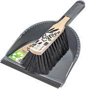 Peggy Perfect Kehrgarnitur mit Lippe "GoGreen extra" Breite: 225 mm, Kehrschaufel aus Kunststoff, Handfeger aus - 1 Stück (3054)
