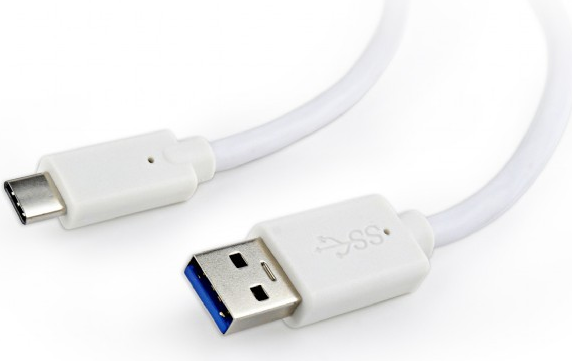 Gembird !USB 3.0 type C cable AM/CM/3m/white (CCP-USB3-AMCM-W-10)