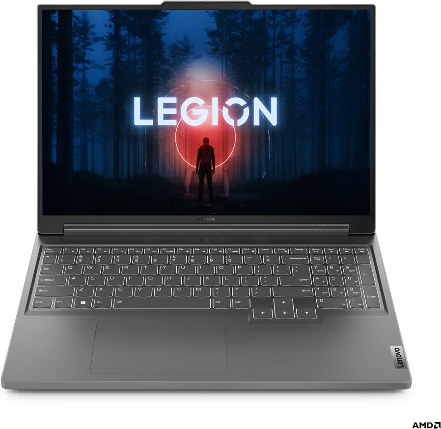 Lenovo Legion Slim 5 Laptop 40,6 cm (16") WQXGA AMD Ryzen™ 7 7840HS 16 GB DDR5-SDRAM 1 TB SSD NVIDIA GeForce RTX 4070 Wi-Fi 6E (802.11ax) Windows 11 Home Grau (82Y9007AGE)