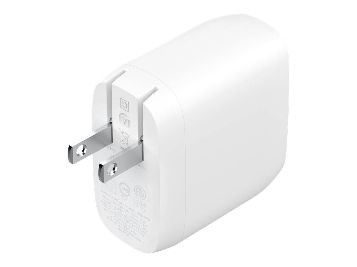 Belkin BoostCharge Pro Netzteil 2x USB-C 60W PD 3.1 Weiß