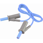 VOLTCRAFT Sicherheits-Messleitung [Lamellenstecker 4 mm - Lamellenstecker 4 mm] 0.75 m Blau MSB-501 (VC-8063350)