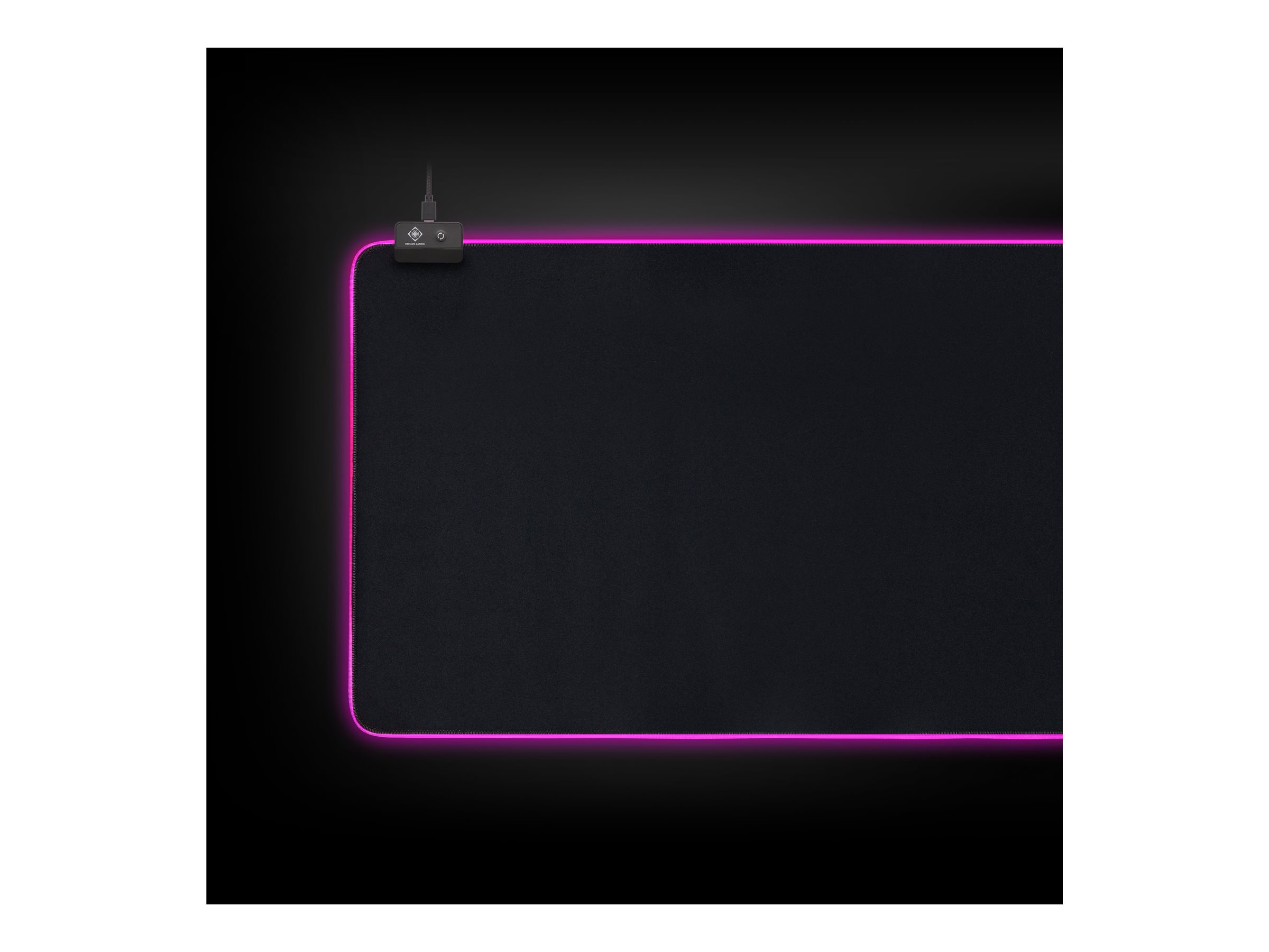DELTACO GAMING GAM-079 90 cm x 36 cm RGB Mauspad Schwarz