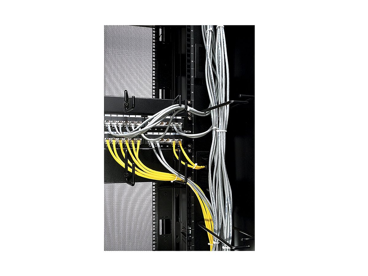 APC Kabelmanagementring 1U AR7707 Schwarz