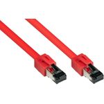 Alcasa 8080-075R Netzwerkkabel 7,5 m Cat8.1 S/FTP (S-STP) Rot (8080-075R)