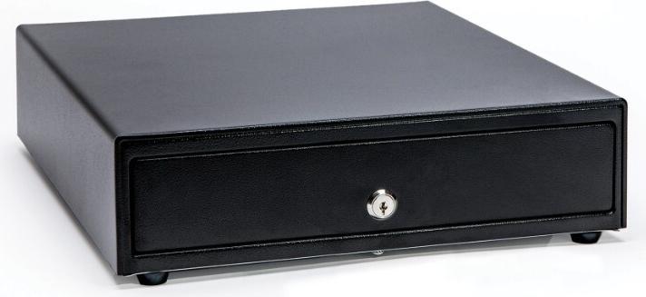 Star Micronics Choice Series CD4-1416 Kassenschublade mit Edelstahlfront, Schwarz