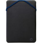 HP Reversible Protective 15.6" Sleeve Case Black, Blue (2F1X7AA#000)
