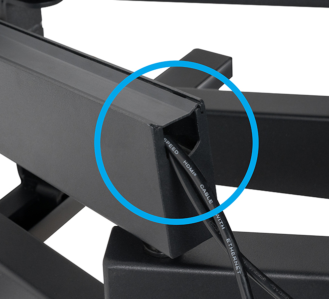 B-TECH BT8228 Wandhalterung für Flachbildschirme 65"-120" bis 125 kg Schwarz