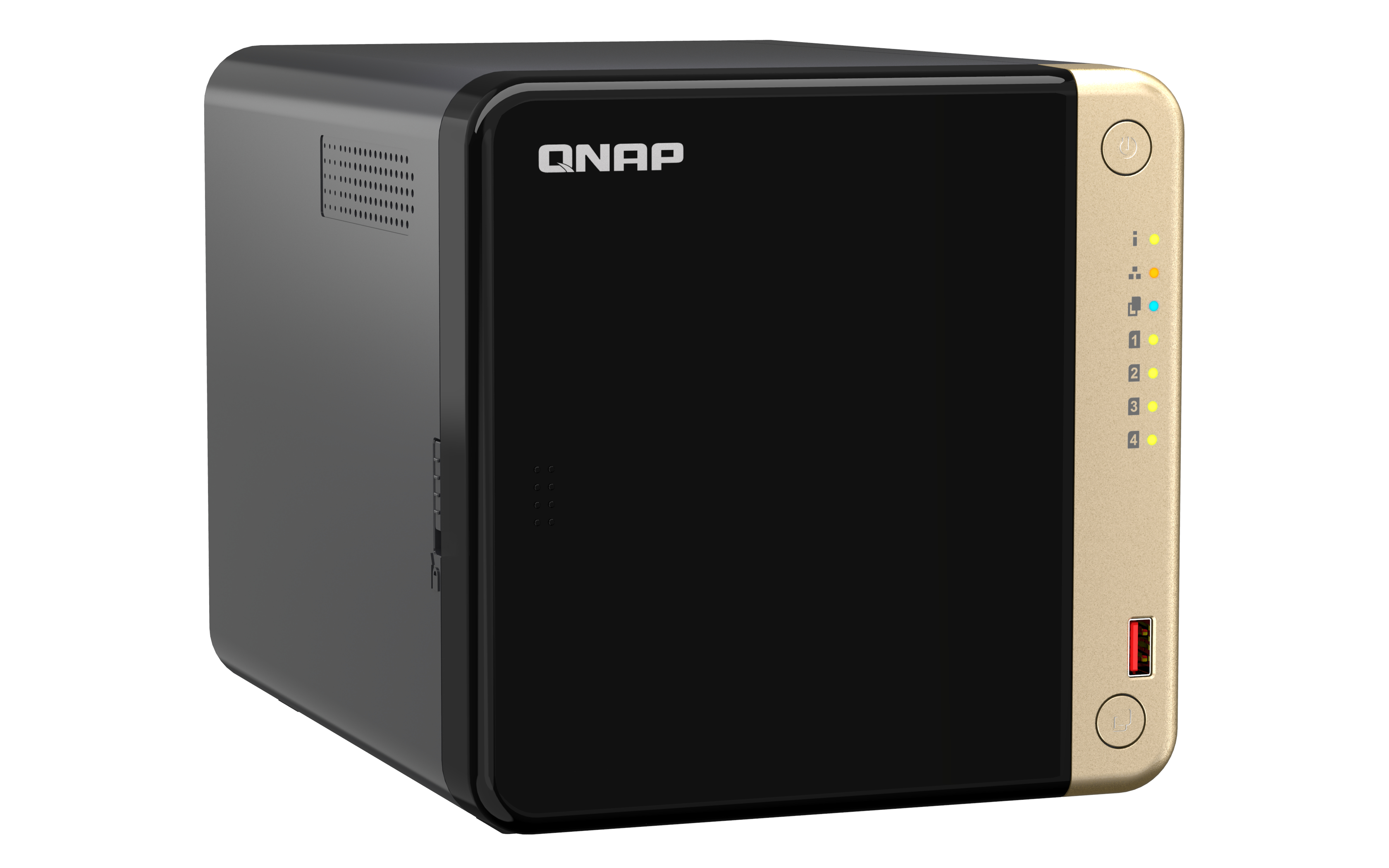 QNAP TS-464 NAS-Server 8 GB RAM Schwarz