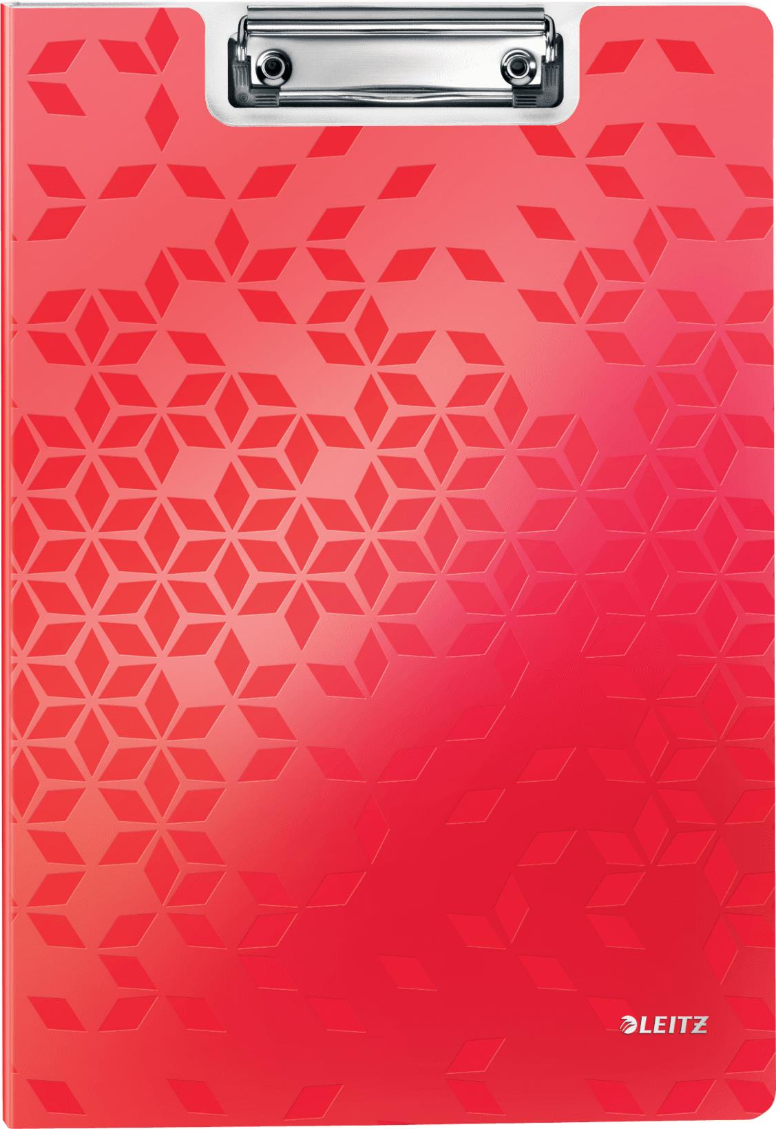 Leitz WOW Klemmbrett A4 Metall - Hartschaumstoff Rot (41990026)