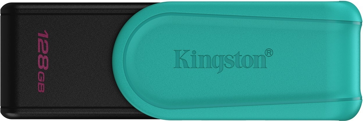 Kingston Technology DataTraveler 128GB Portable USB 3.2 Gen 1 Exodia S (Schwarz/Türkis) (DTXS/128GB)