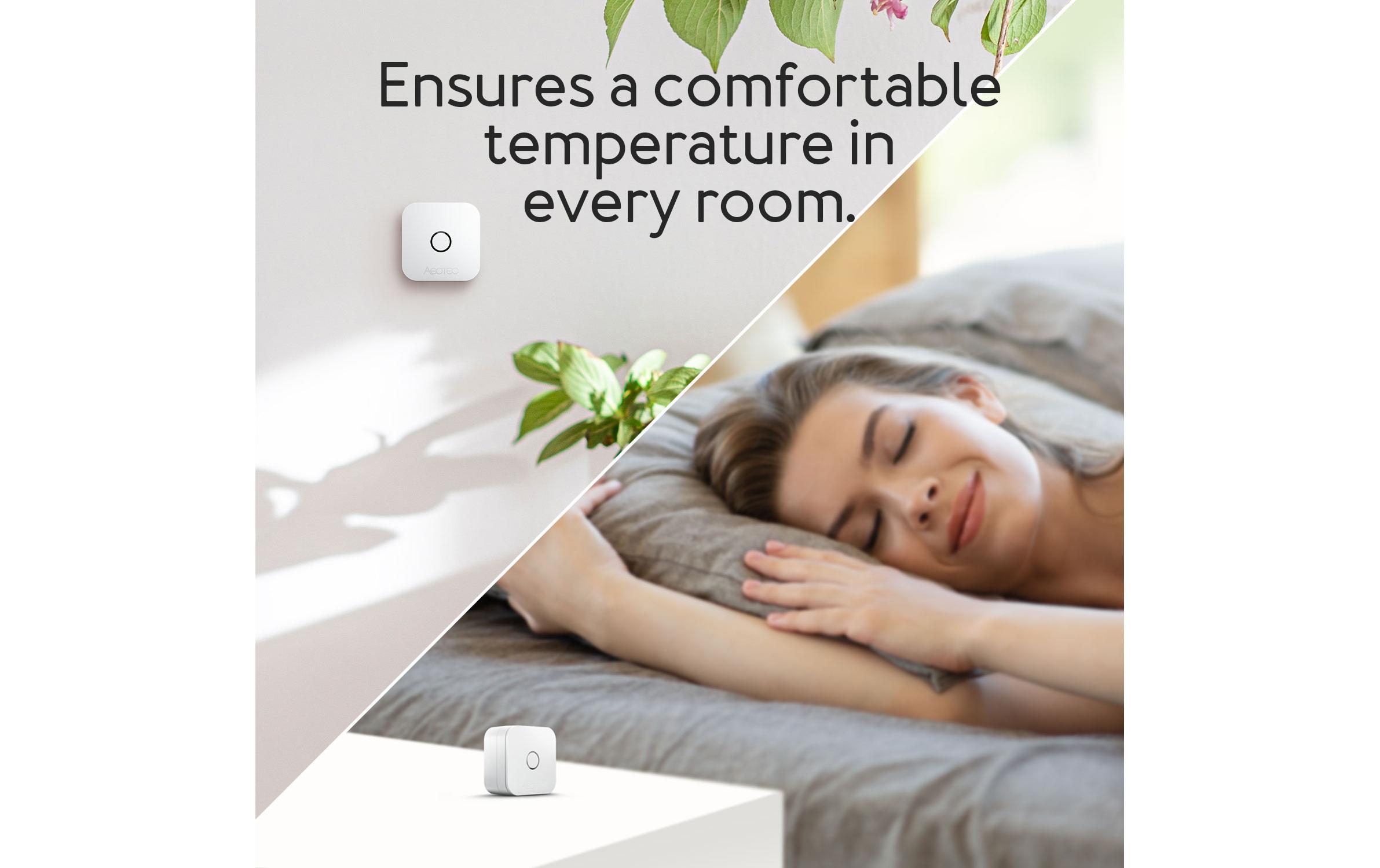 Aeotec aërQ Temperatur- und Feuchtigkeitssensor Z-Wave (AEOEZWA039)