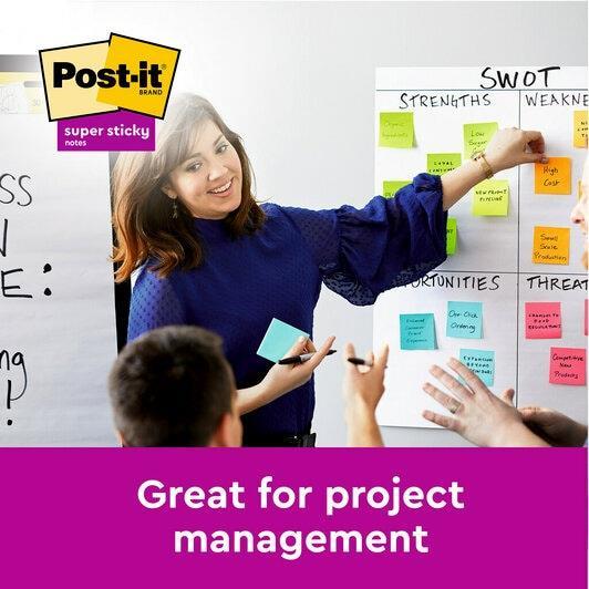 3M 655-6SS-SOUL Klebezettel Rechteck Blau (655-6SS-SOUL)