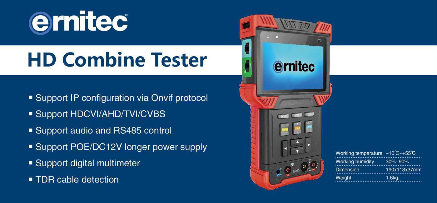 Ernitec 0070-24104-TESTER Netzwerkkabel-Tester Schwarz - Orange (0070-24104-TESTER)