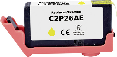 Renkforce Druckerpatrone Kompatibel ersetzt HP 935XL, C2P26AE Gelb RF-H935XLY RF-6733194 (RF-6733194)