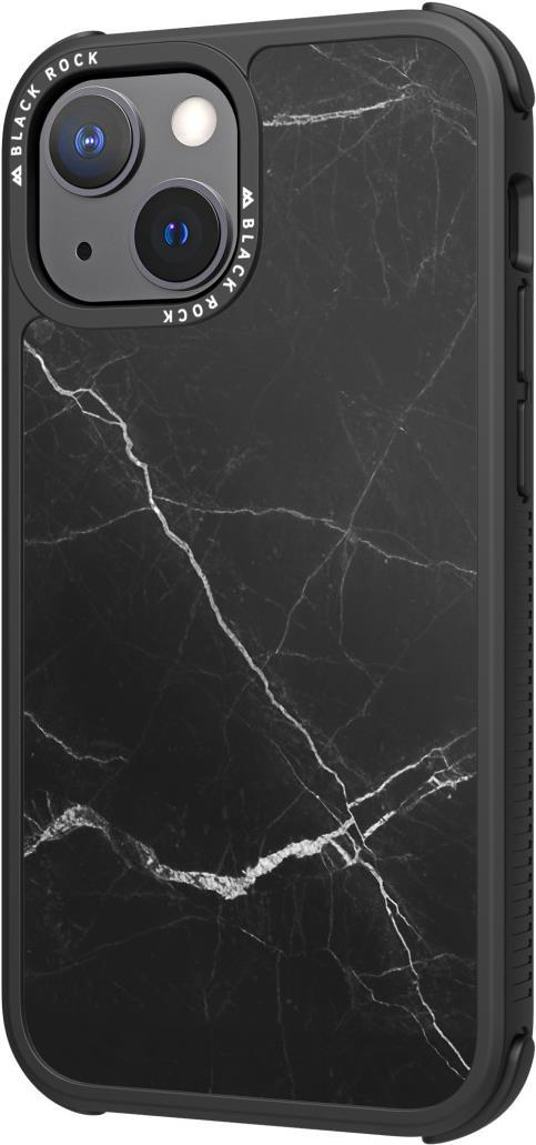 Black Rock Cover Robust Marble für Apple iPhone 13 mini, Schwarz (00217002)