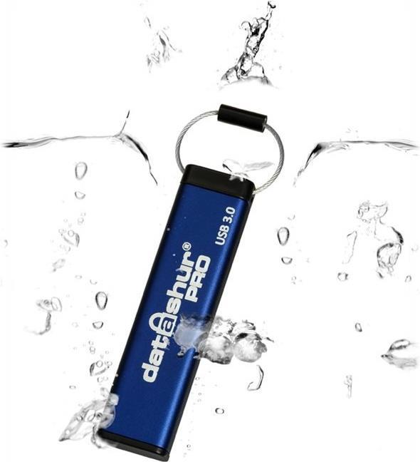 iStorage datAshur Pro 32 GB USB 3.0 AES-XTS 256-Bit Blau
