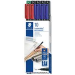 STAEDTLER Lumocolor Folienstifte-Set farbsortiert permanent 10 St. (318 B10)