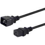 Equip Netzkabel Anschl. C20 -> C19 schwarz (112130)