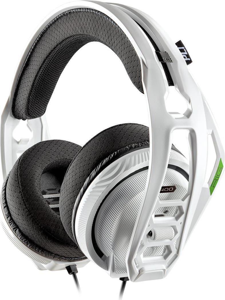 Nacon RIG 400 HX White kabelgebundenes Stereo-Gaming-Headset [Offizielle Xbox One Lizenz, modulares Stereo-Gaming-Headset, kabel (PL053873)