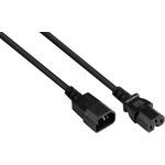 Alcasa P1450-S050 Stromkabel Schwarz 5 m C14-Koppler C15-Koppler (1450-S050)