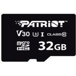 SD Card Patriot 32GB VX Series MicroSDHC V30 PS1679 (PSF32GVX31MCH)