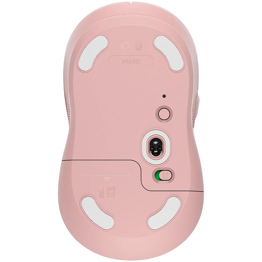 Logitech Signature M650 Large Kabellose Maus Rosé