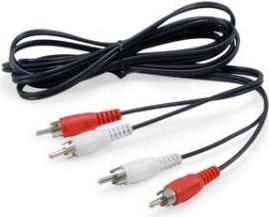 Equip 147094 Audio-Kabel 2,5 m 2 x RCA Schwarz (147094)