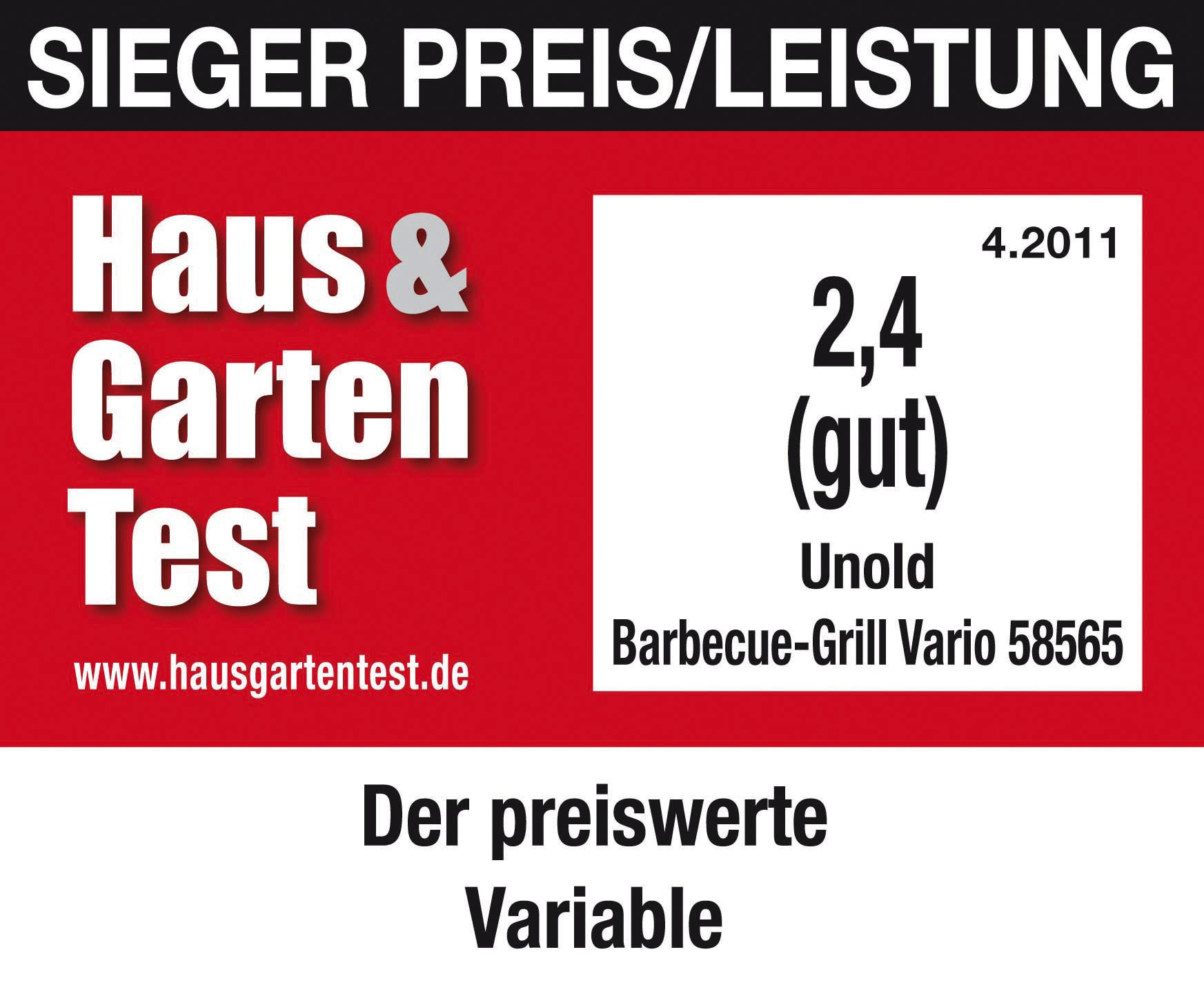 Unold Vario 58565 Elektrogrill Kochstation 1600 W Schwarz