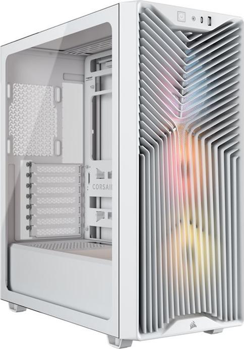Corsair 3200D RS ARGB Midi-Tower PC-Gehäuse weiß ATX Tempered Glass ARGB-Lüfter (CC-9011345-WW)