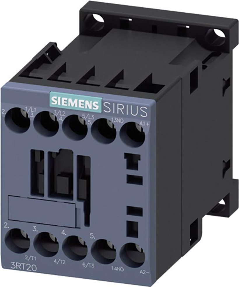 SIEMENS Schütz 1 St. 3RT2016-1BB41 Siemens 3 Schließer 4 kW 24 V/DC 9 A mit Hilfskontakt