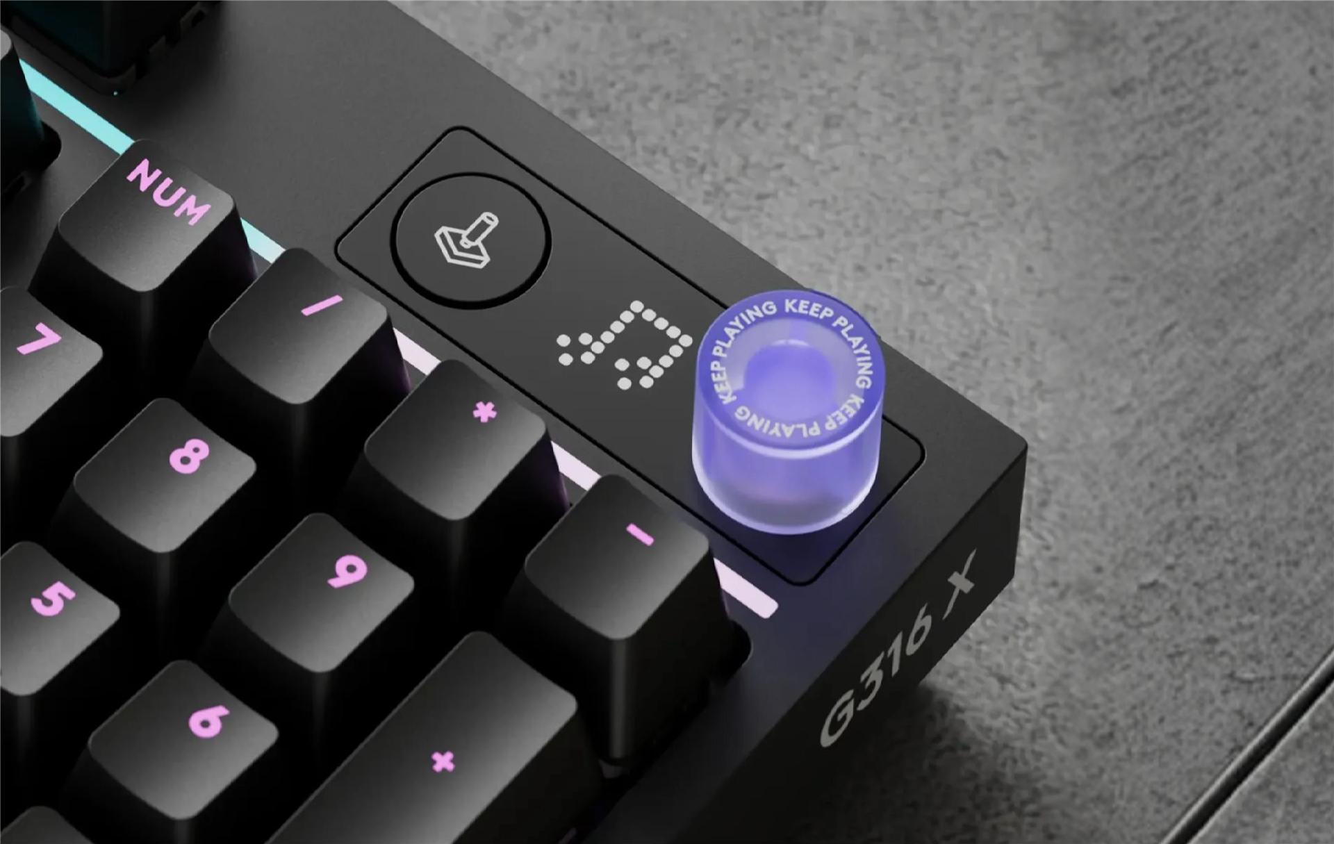 Logitech G G316 X 98 Mechanische Gaming-Tastatur Tactile USB LIGHTSYNC RGB QWERTZ Schwarz