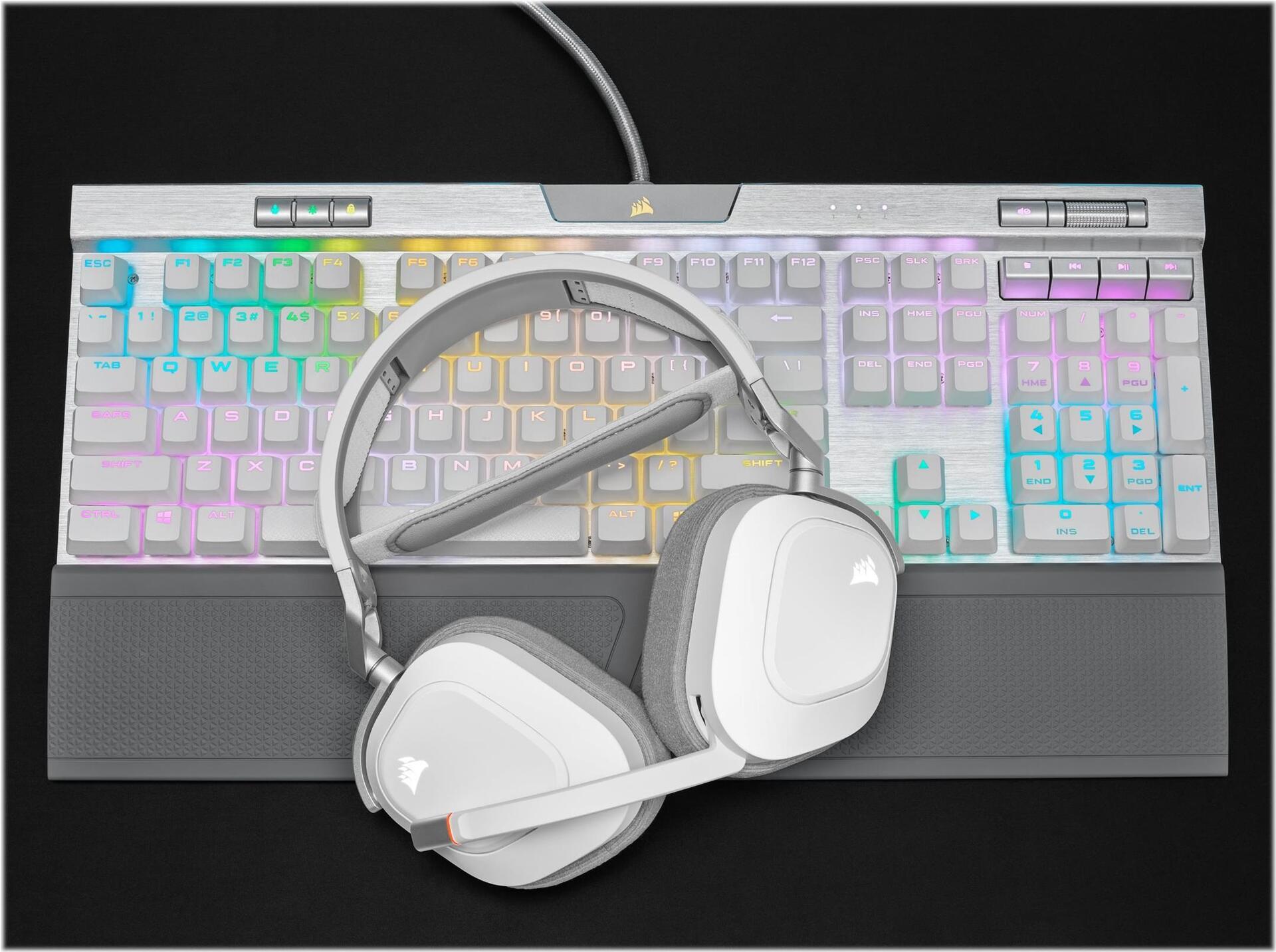 Corsair HS80 RGB USB Headset Weiß