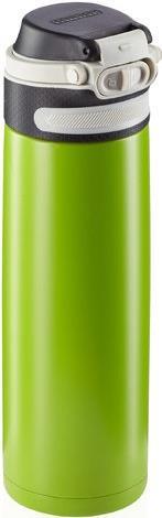Leifheit 03277 Reisebecher 600 ml Schwarz - Grün Edelstahl (3277)
