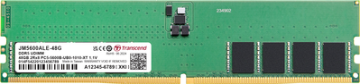 Transcend 48GB JM DDR5 5600 U-DIMM 2Rx8 3Gx8 CL461.1V (JM5600ALE-48G)