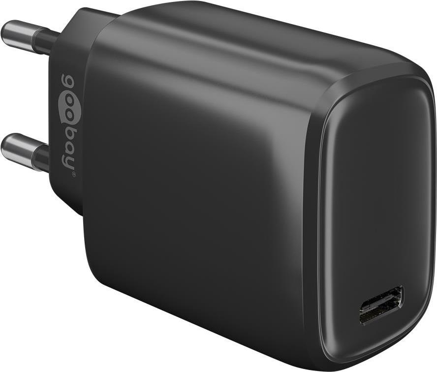 Goobay USB-C™ PD (Power Delivery) Schnellladegerät (25 W), schwarz (65367)