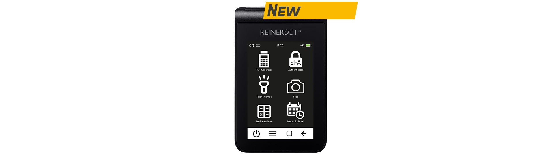 ReinerSCT tanJack deluxe TAN-Generator 3,5" TFT Schwarz