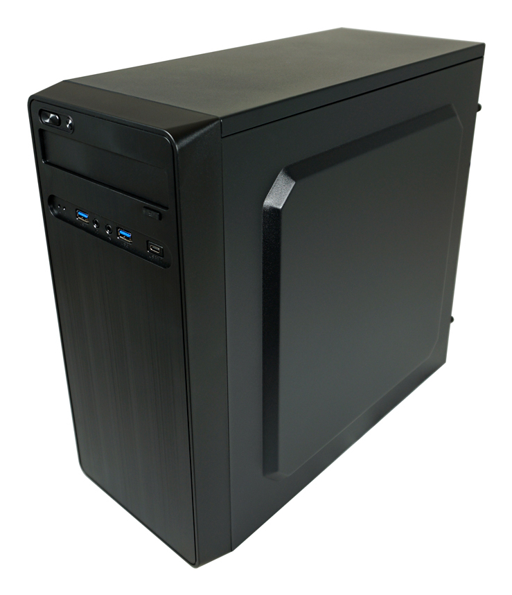 LC-Power 2017MB Micro-Tower Gehäuse Micro-ATX ohne Netzteil Schwarz