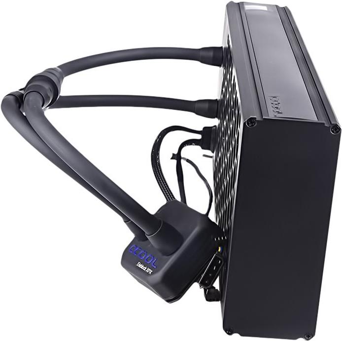Alphacool Eisbaer Extreme 280 CPU-Flüssigkeitskühler 2x 140 mm Lüfter Schwarz