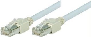 Dätwyler Patchkabel S/UTP, Cat 5e, grau, 20,0 m hochflexibel, mit Hirosesteckern TM11 (71920)