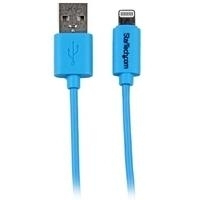 StarTech.com 1M BLUE LIGHTNING TO USB 1m, USB - Lightning, m/m (USBLT1MBL)