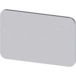 Siemens Bezeichnungsschild >>ACHTUNG 10er PACK!!<< aufrastbar, quadratisch (L x B) 27 mm x 17.5 mm unbeschriftet Silber SIRIUS ACT 3SU1900-0AD81 (3SU1900-0AD81-0AA0)