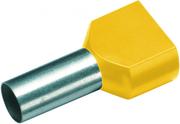 Cimco Zwillings-Aderendhülse 1 mm² 8 mm Teilisoliert Gelb 18 2436 100 St. (18 2436)