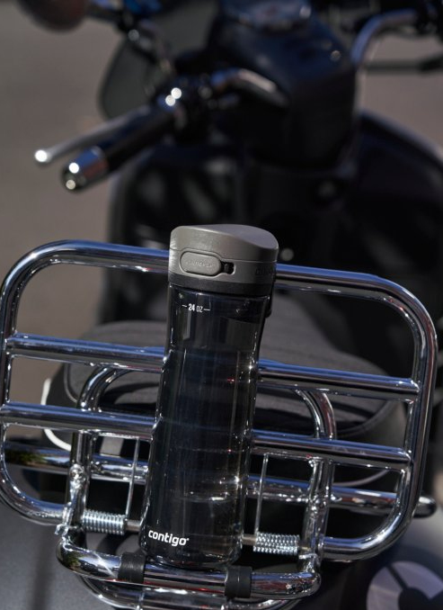 Contigo Jackson 2.0 Trinkflasche 720 ml Tritan Klappdeckel Schwarz
