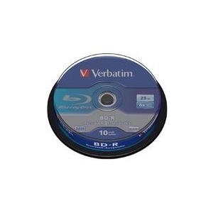 Verbatim 10 x BD-R 25GB 6x (43742)